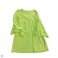 Dress Casual Short By Ivy Jane In Green & Yellow, Size: L