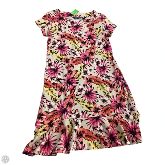 Dress Casual Short By Lands End In Floral Print, Size: S