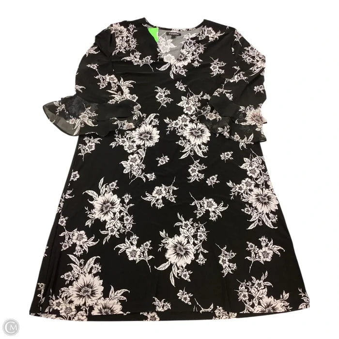 Dress Casual Short By Roz And Ali In Black, Size: Xl