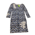 Dress Designer By Lilly Pulitzer In Blue & White, Size: Xxs