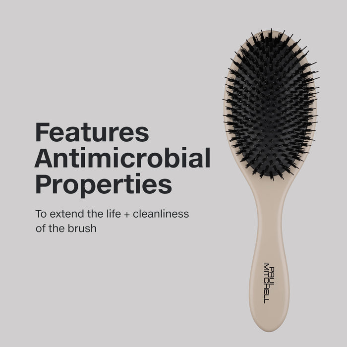 The Dressing Brush features antimicrobial properties to extend the life and cleanliness of the brush.