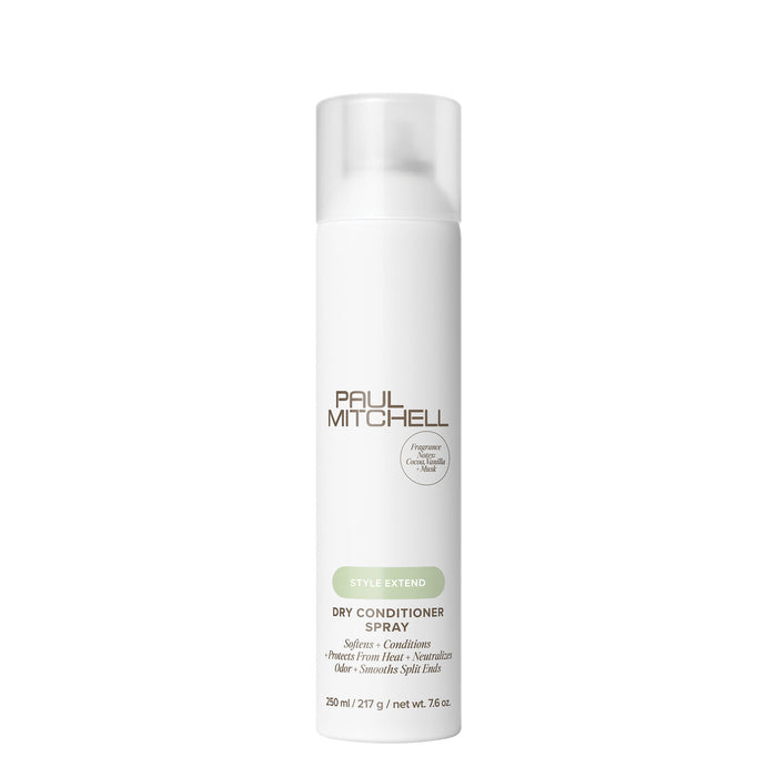 Paul Mitchell Dry Conditioner Spray is a lightweight formula that instantly absorbs into hair and provides heat protection.