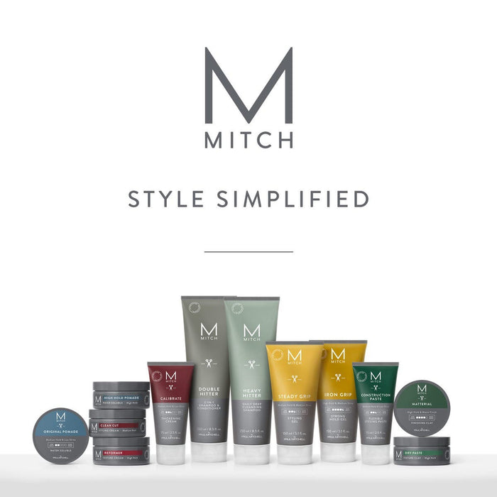Artistic image of Mitch Collection withg logo and branded message
