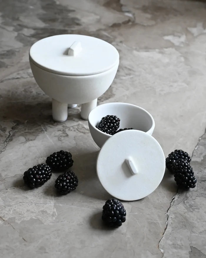 Duck Jar, Medio - Bone White Decorative Jar 101 Copenhagen