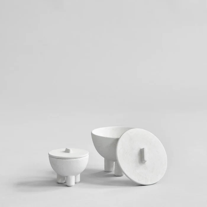 Duck Jar, Mini - Bone White Decorative Jar 101 Copenhagen