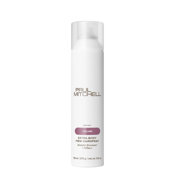 Paul Mitchell Extra-Body Firm Hairspray is a volumizing hairspray that delivers all-day, maximum hold.