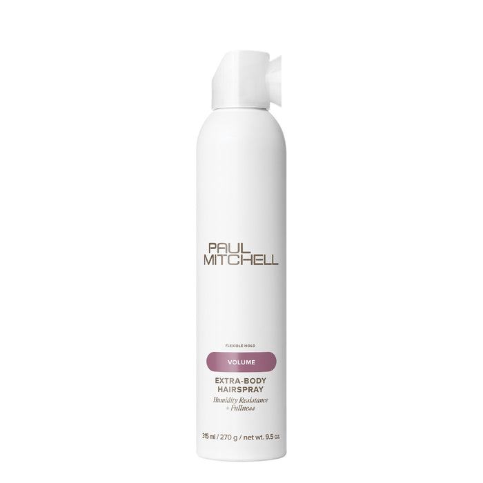 Paul Mitchell Extra-Body Hairspray is a volumizing hairspray that delivers all-day, flexible hold.