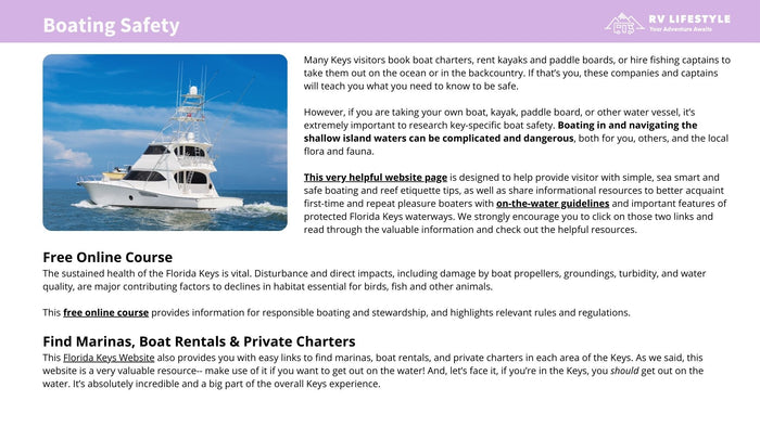 Florida Keys RV Adventure Guide