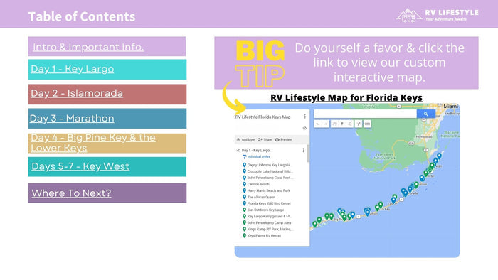 Florida Keys RV Adventure Guide