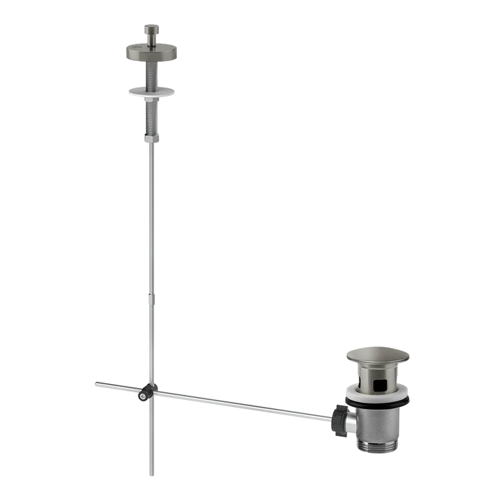 Gessi Basin Pop-Up Waste Rough - 01350 Showers GESSI Chrome Brushed