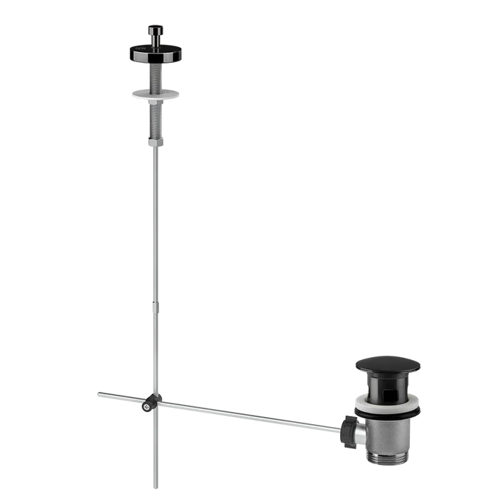 Gessi Basin Pop-Up Waste Rough - 01350 Showers GESSI Black Metal PVD