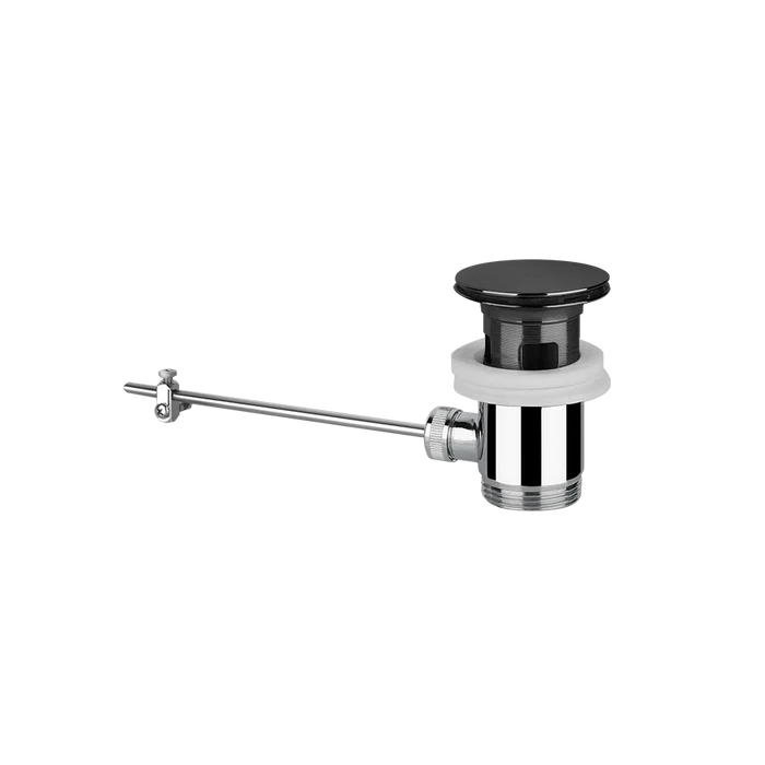 Gessi Basin Pop-Up Waste Rough - 29264 Showers GESSI Black Metal PVD