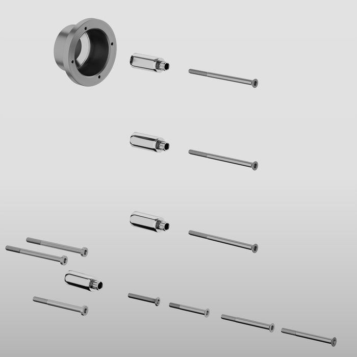 Gessi Thermostatic High-Capacity Mixer Rough - RI43124 Showers GESSI Cromo