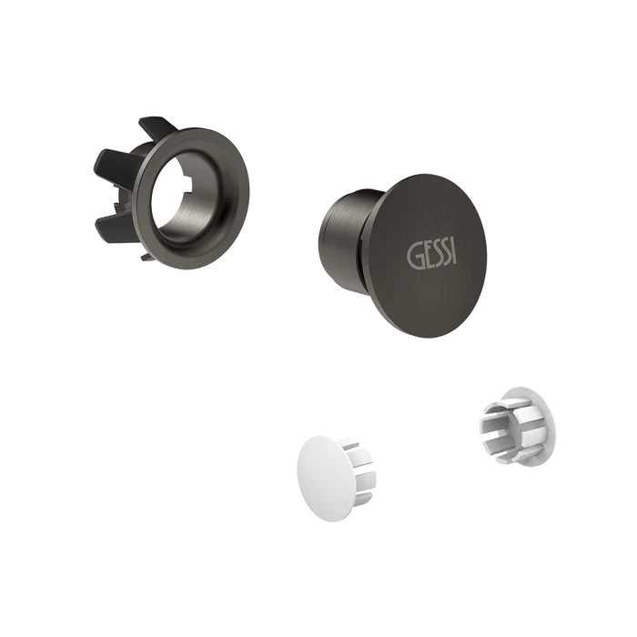 Gessi316 Finished Cover Cap - 37587 Bathroom Accessories GESSI Black Metal Brushed PVD