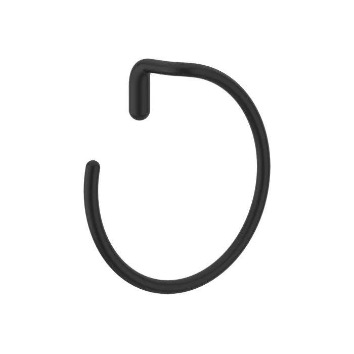 Goccia Towel Ring - 38109 Bathroom Accessories GESSI Matte Black