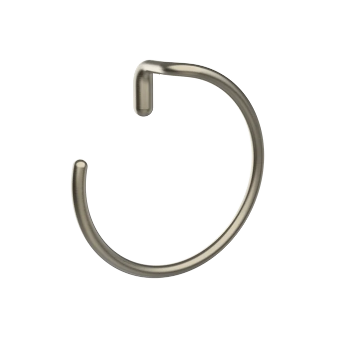 Goccia Towel Ring - 38109 Bathroom Accessories GESSI Finox Brushed Nickel