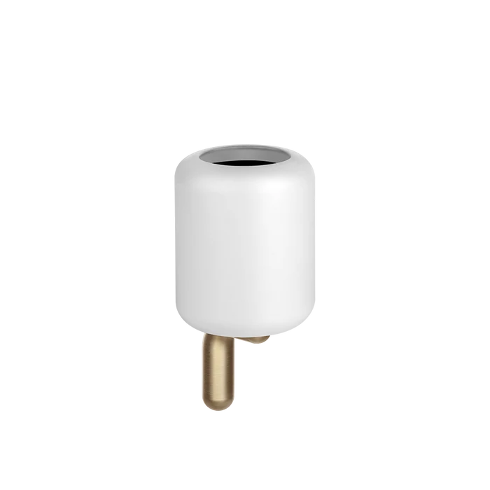 Goccia Wall-Mounted Tumbler Holder - 38007 Bathroom Accessories GESSI Warm Bronze Brushed PVD