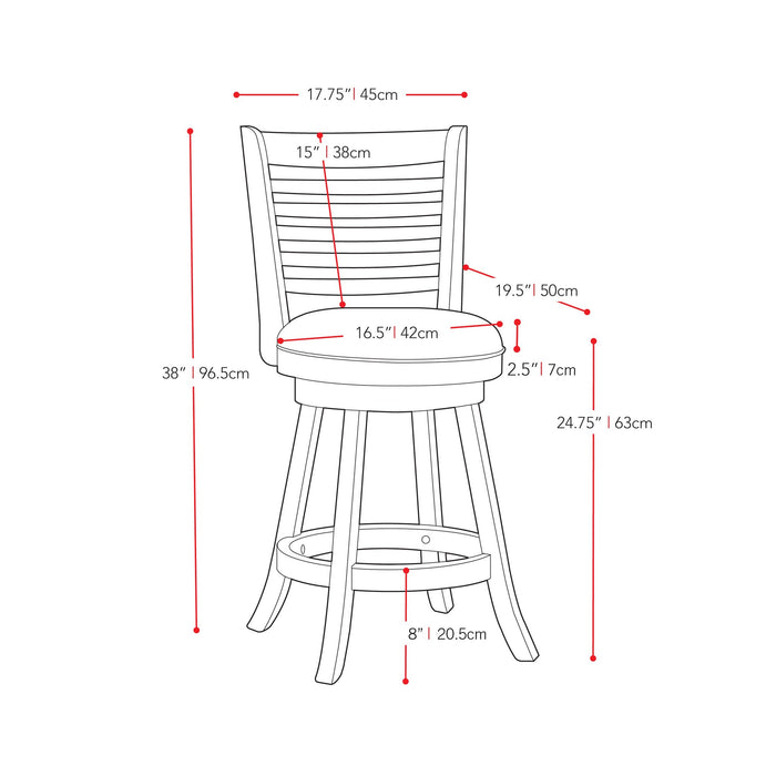 Grove 24" Swivel Barstools (Set of 2)