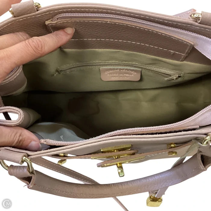 Handbag Leather By Clothes Mentor, Size: Large