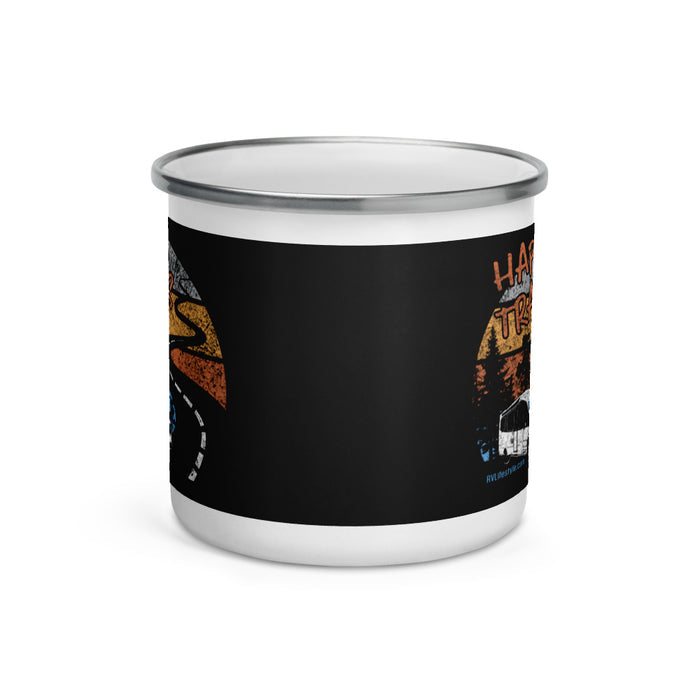 Happy Trails Enamel Mug