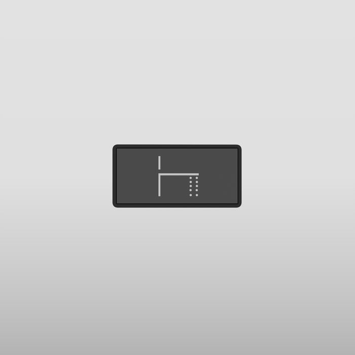 Hi-Fi Push-button Plate - SP02780 Showers GESSI