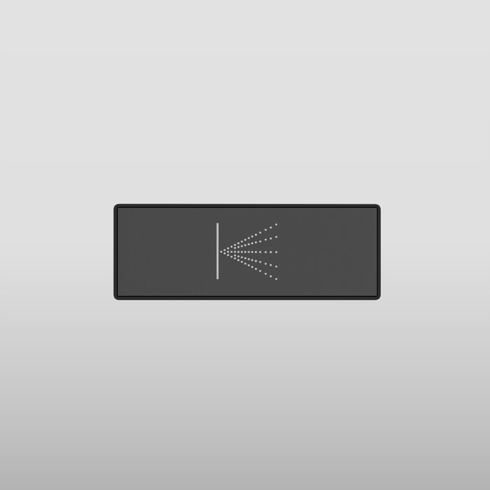 Hi-Fi Push-button Plate - SP02783 Showers GESSI