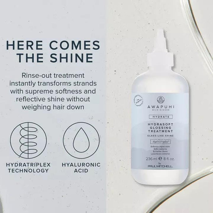 Awapuhi Wild Ginger HydraSoft Glossing Treatment infographic
