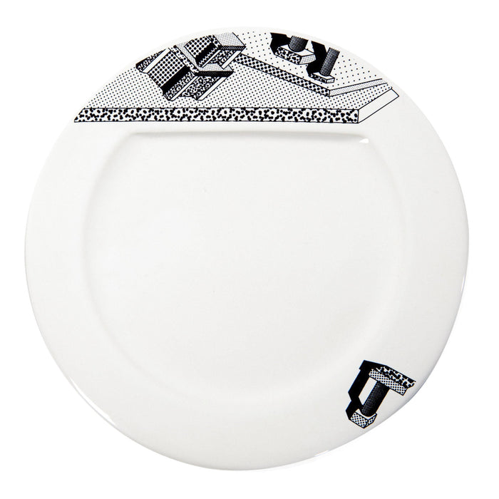 Indivia Plate Vases Memphis Milano