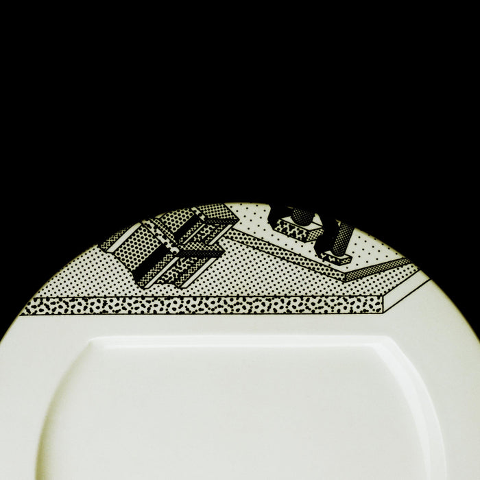 Indivia Plate Vases Memphis Milano