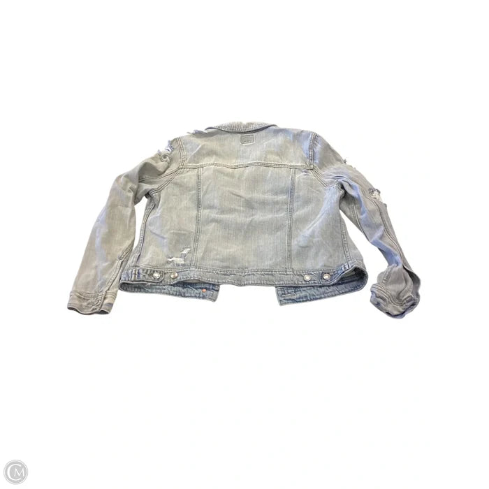Jacket Denim By American Eagle In Blue, Size: Xl