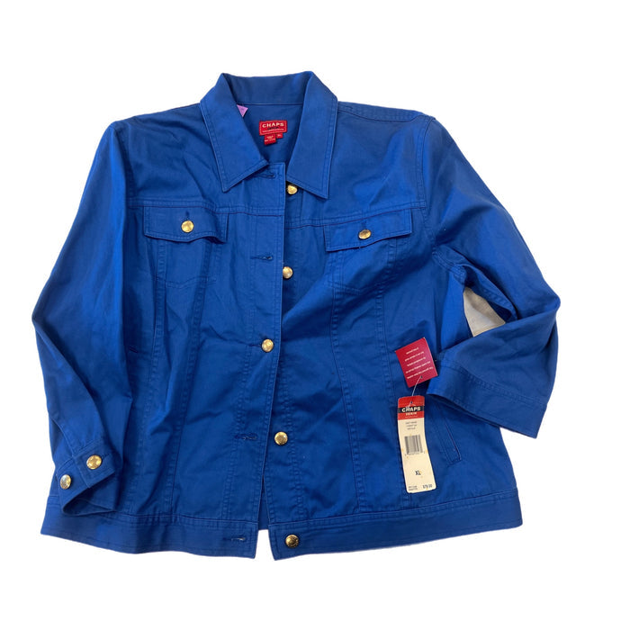 Jacket Denim By Chaps  Size: Xl