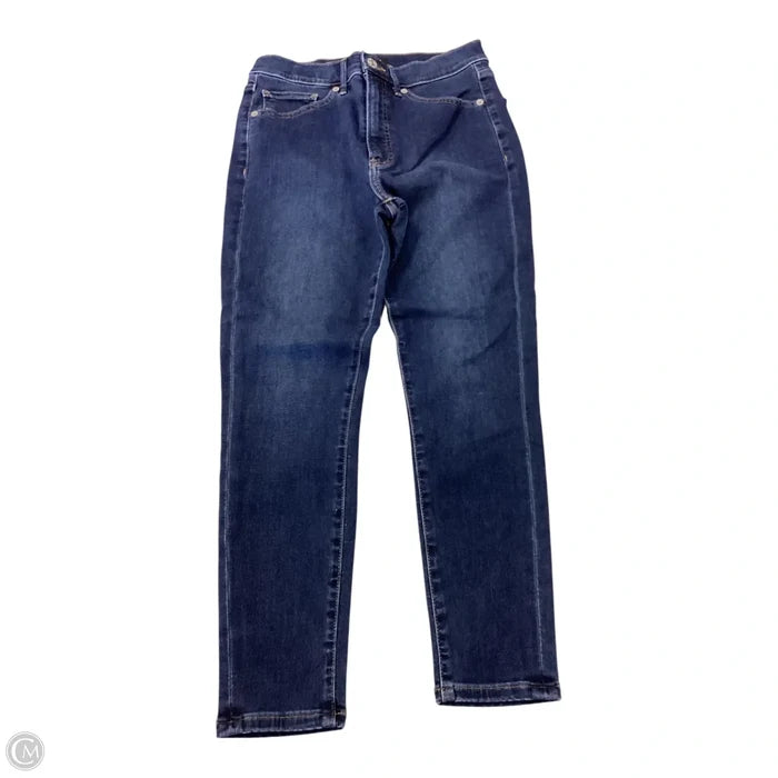 Jeans Skinny By Express In Blue Denim, Size: 6
