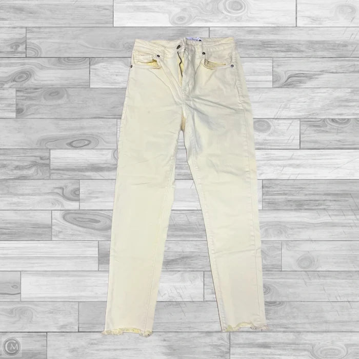 Jeans Skinny By Loft In Yellow, Size: 2