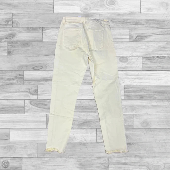 Jeans Skinny By Loft In Yellow, Size: 2