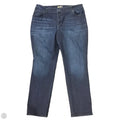 Jeans Straight By Lee In Blue, Size: 20