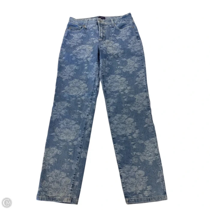 Jeans Straight By Not Your Daughters Jeans In Blue Denim, Size: 6