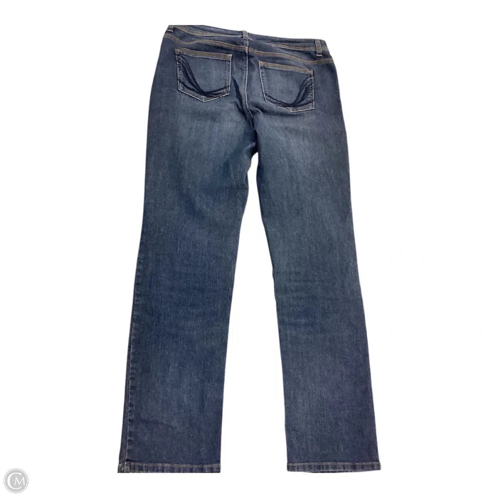 Jeans Straight By Style And Co Collection Women In Navy, Size: 12