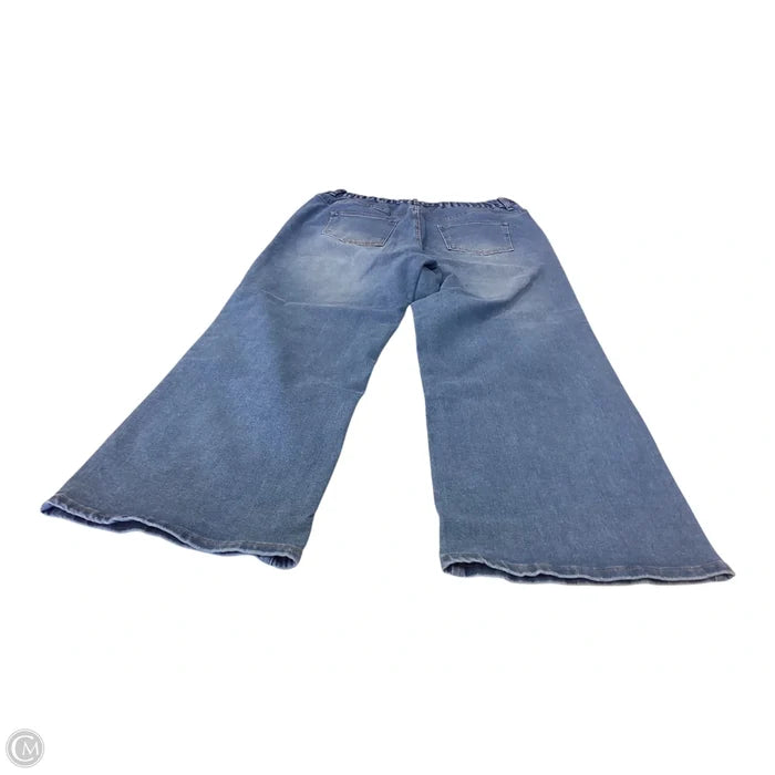 Jeans Wide Leg By No Comment In Blue, Size: Xl