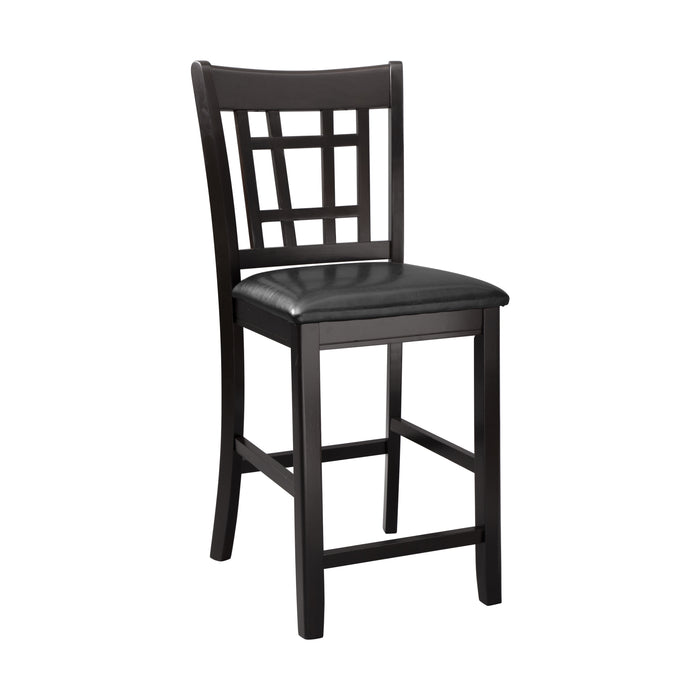 Counter Height Chairs (Set of 2) / Dark Cherry