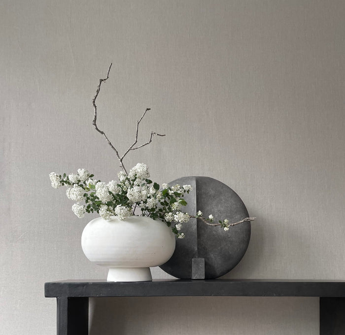 Kabin Vase, Fat - Bone White Vases 101 Copenhagen