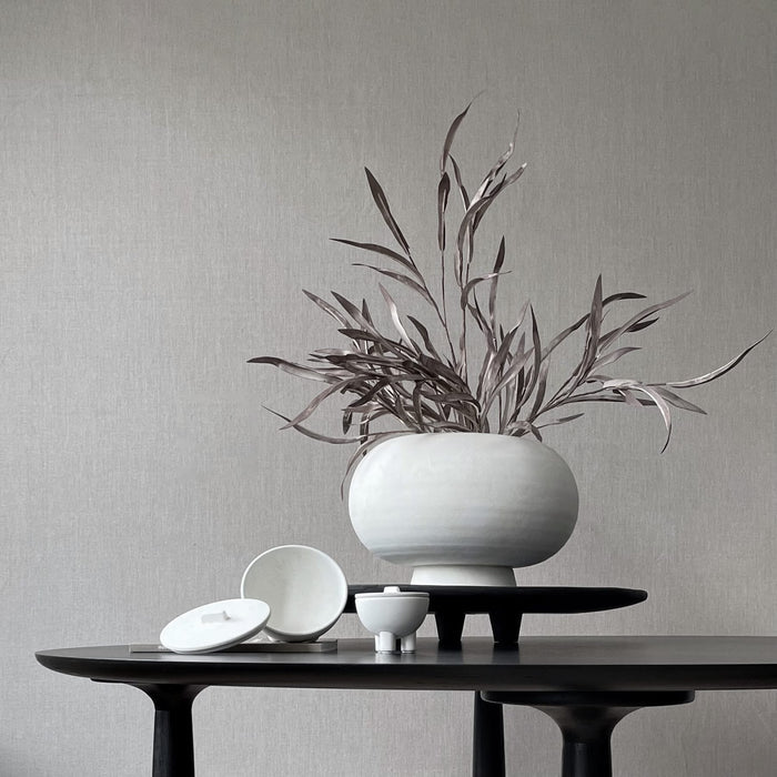 Kabin Vase, Fat - Bone White Vases 101 Copenhagen