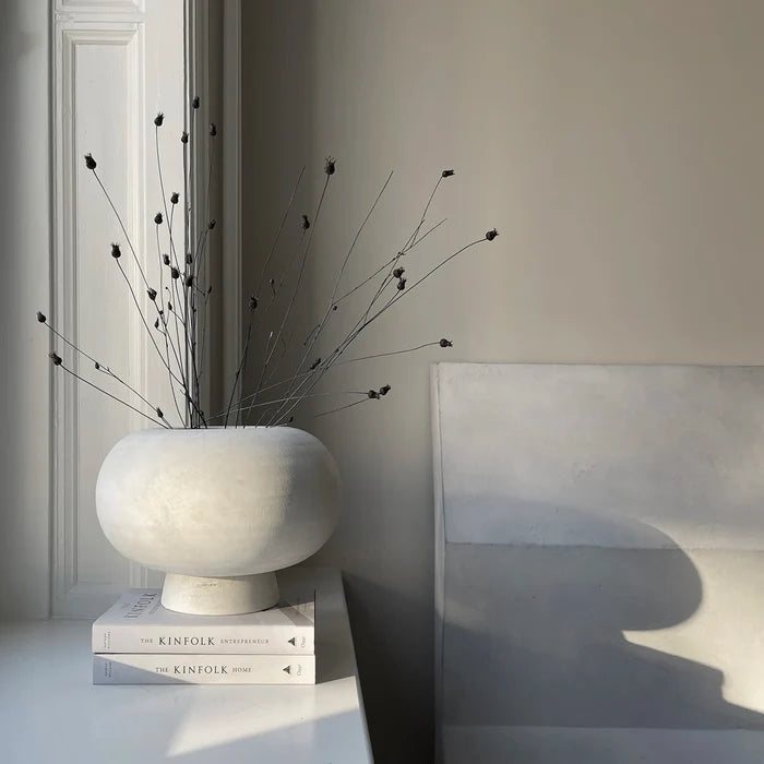 Kabin Vase, Fat - Bone White Vases 101 Copenhagen
