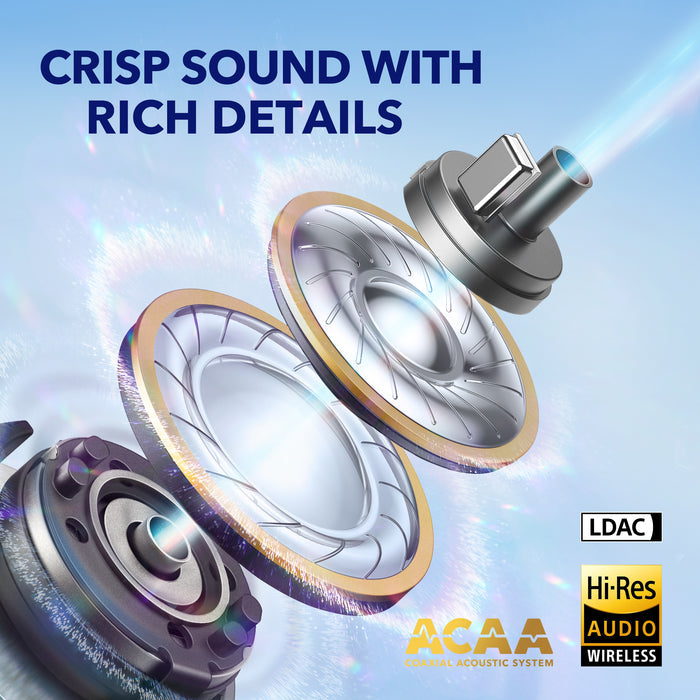 soundcore driver with LDAC and Hi-Res for crisp audio