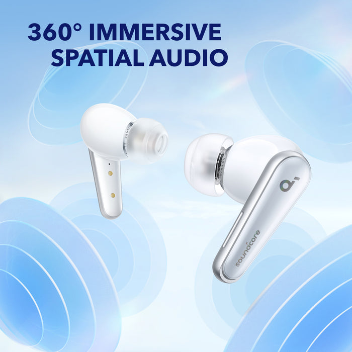 soundcore earbuds with immersive 360° spatial audio