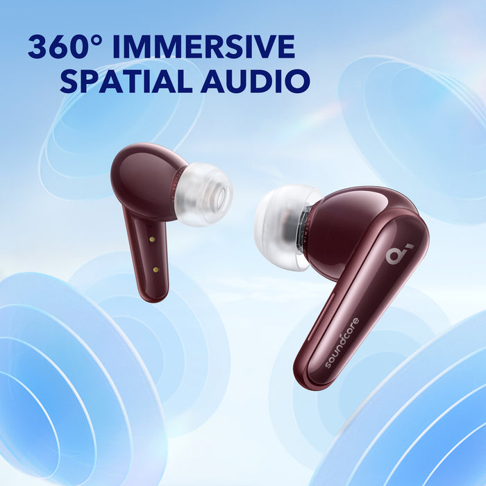 soundcore earbuds with immersive spatial audio for music