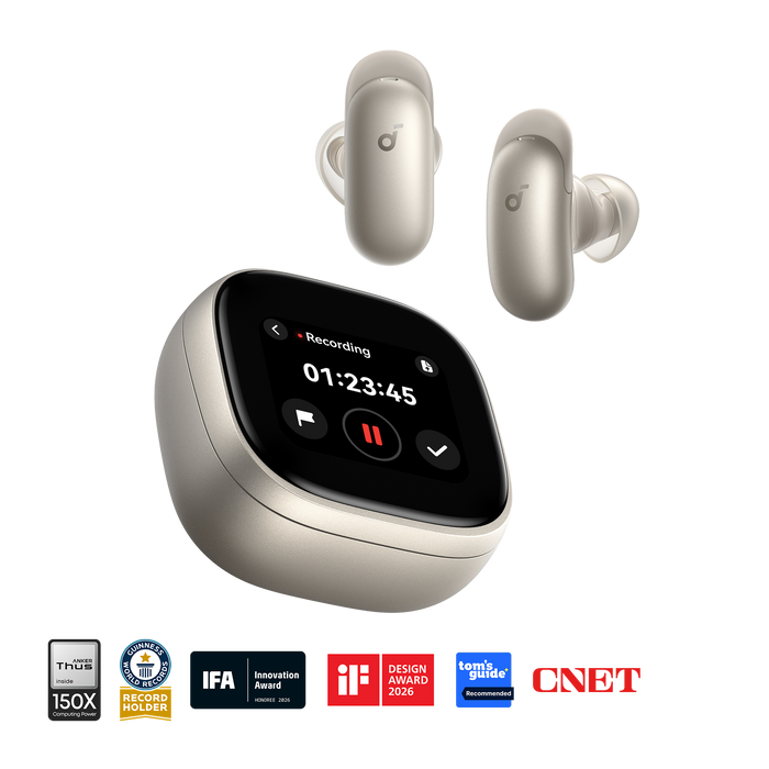 Liberty 5 Pro Max | Earbuds with AI Note-Taker Smart Case