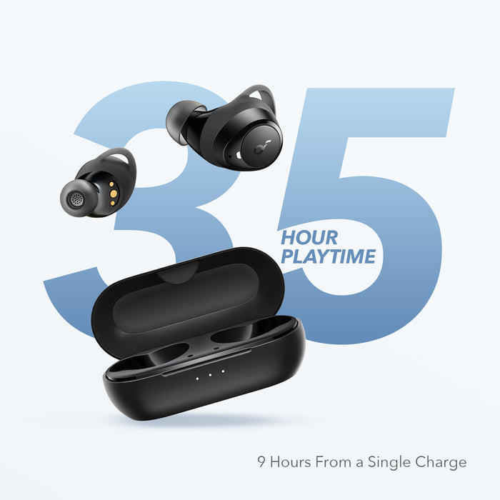 soundcore wireless earbuds with 35 hour playtime case