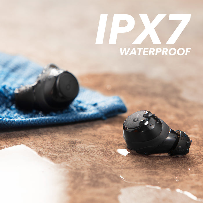 soundcore earbuds with IPX7 waterproof for durability