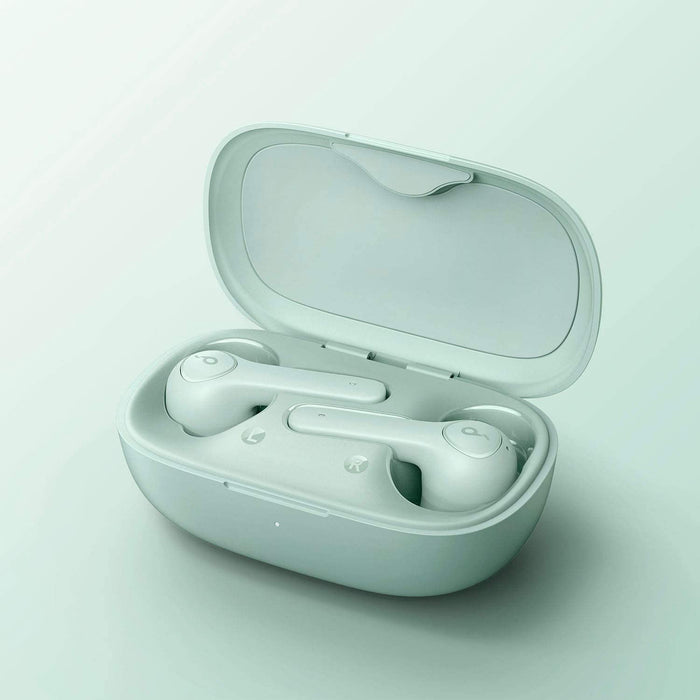 soundcore earbuds inside open case
