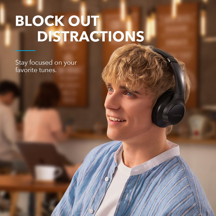 soundcore headphones with noise cancelling for focus